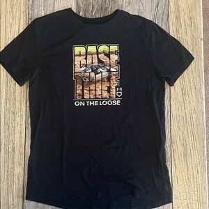 Under Armour Black Short-Sleeve 'Raise Hell On The Loose' Graphic Tee